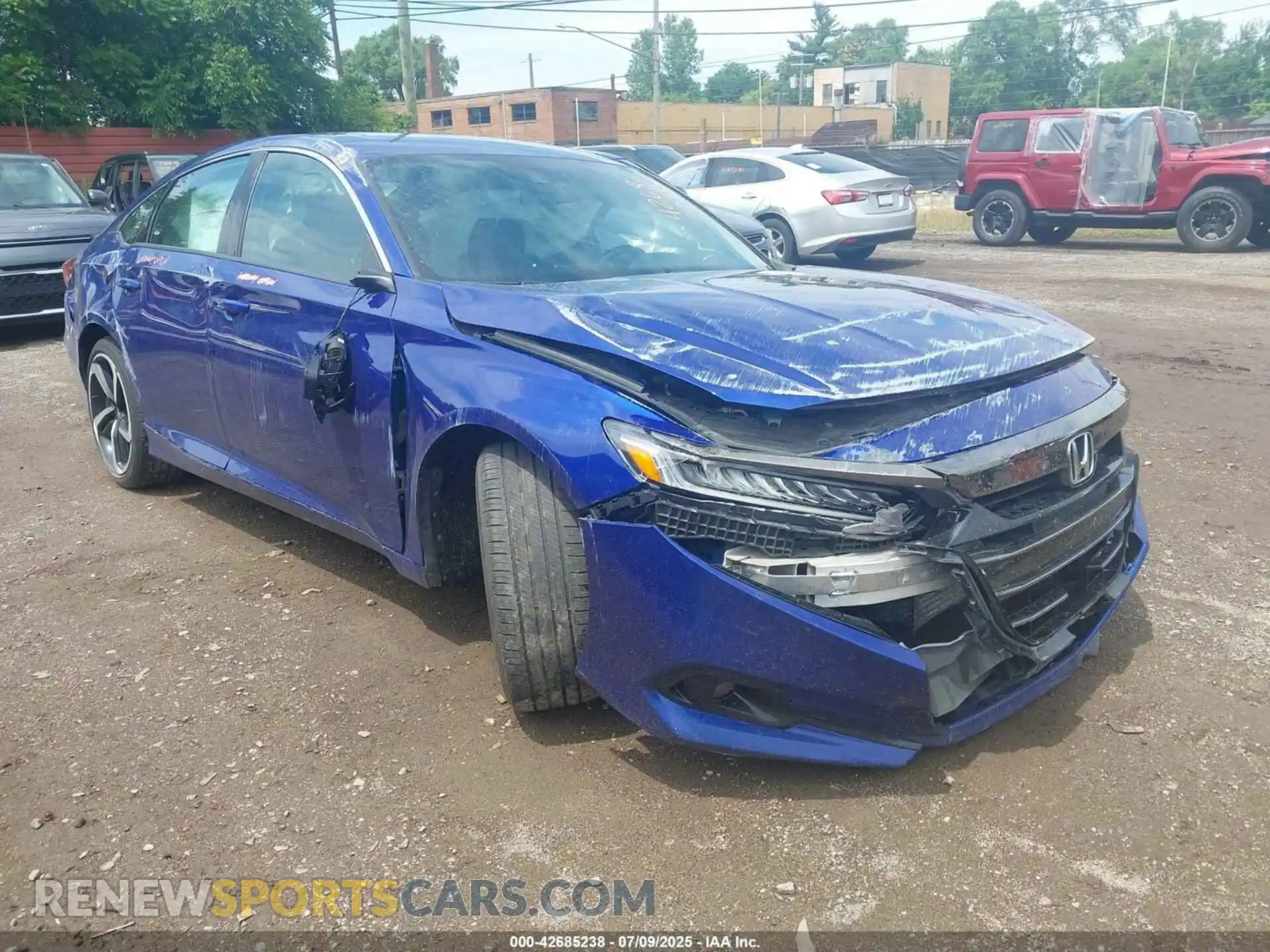 1 Photograph of a damaged car 1HGCV2F38MA002804 HONDA ACCORD 2021