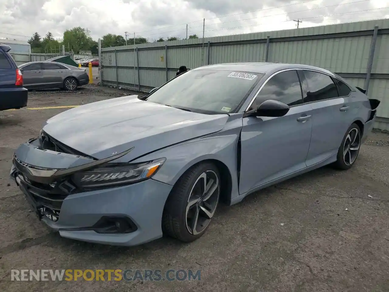 1 Photograph of a damaged car 1HGCV2F38MA003550 HONDA ACCORD 2021