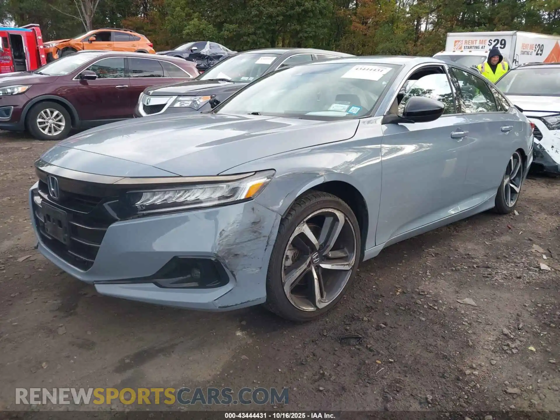2 Photograph of a damaged car 1HGCV2F38MA010269 HONDA ACCORD 2021