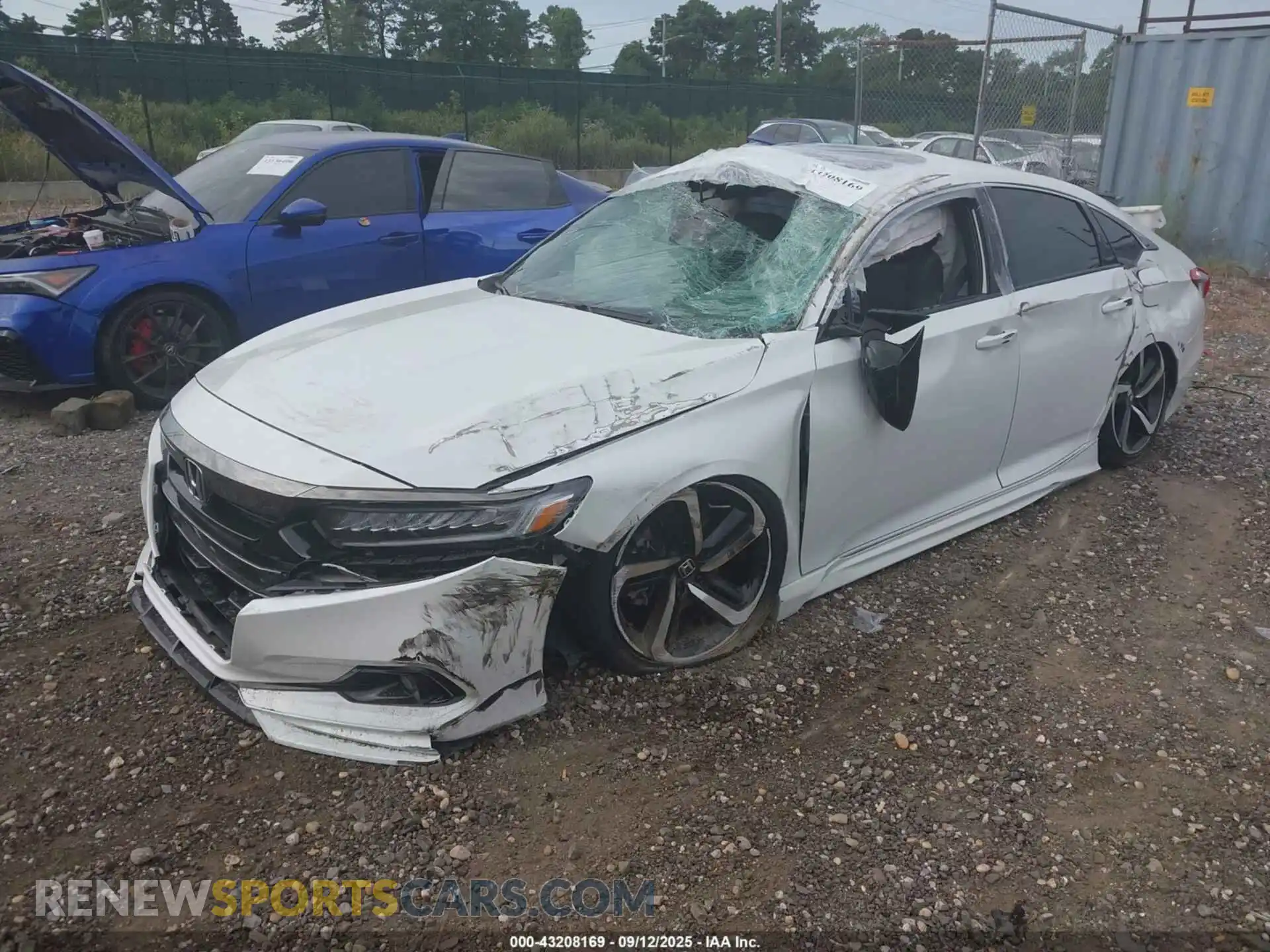 2 Photograph of a damaged car 1HGCV2F38MA016718 HONDA ACCORD 2021