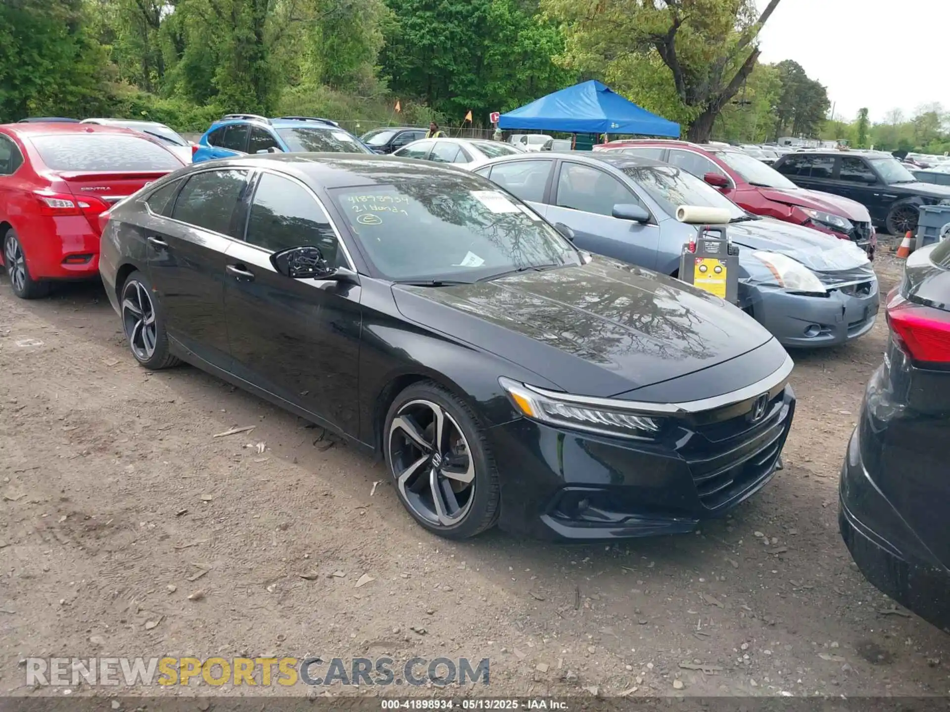 1 Photograph of a damaged car 1HGCV2F38MA018937 HONDA ACCORD 2021