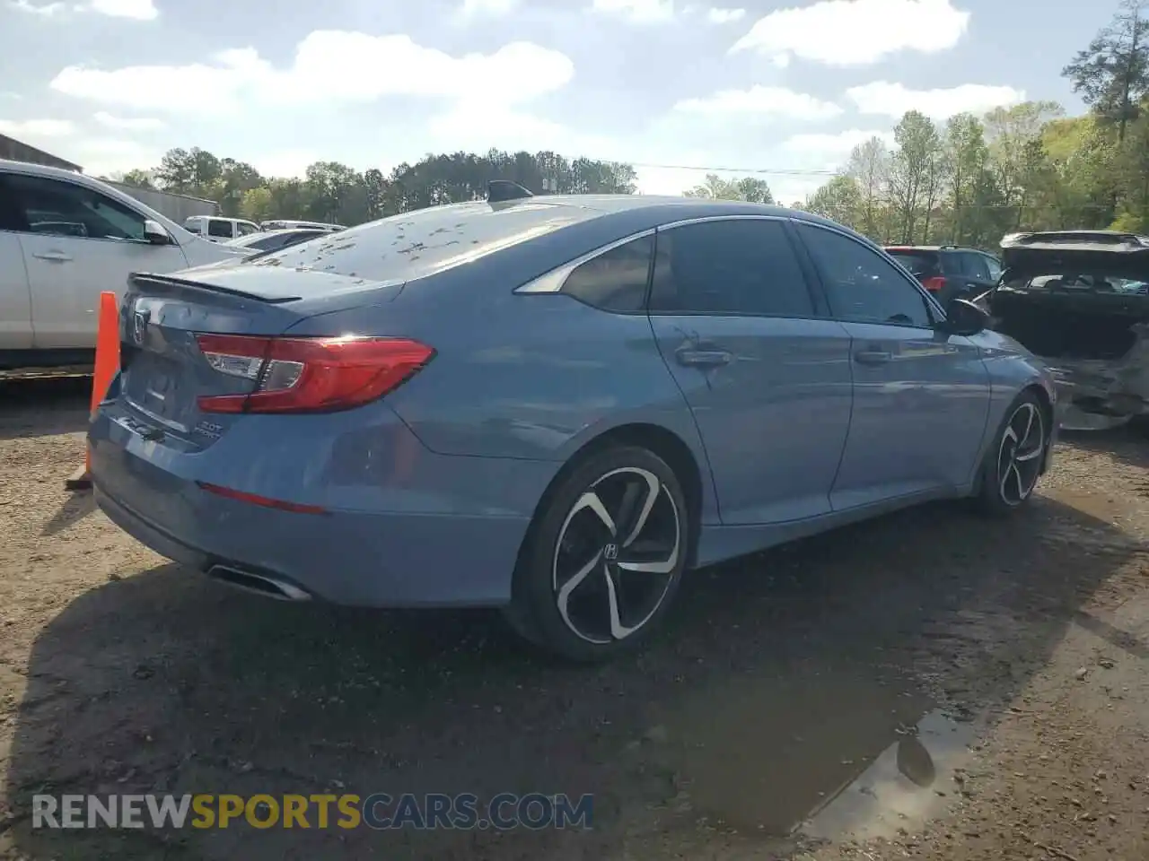 3 fotografías del automóvil dañado 1HGCV2F38MA024303 HONDA ACCORD 2021