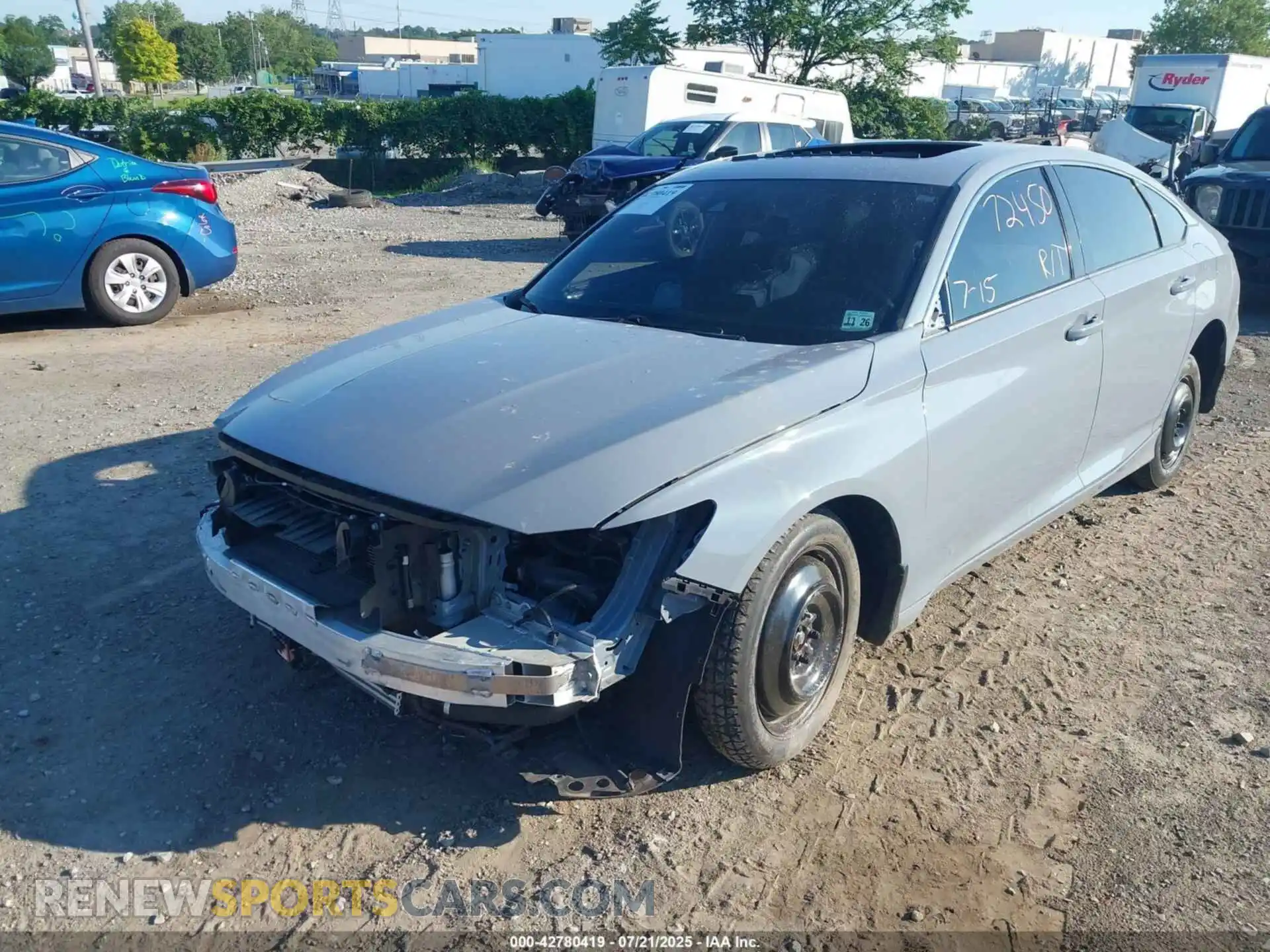 2 fotografías del automóvil dañado 1HGCV2F38MA025399 HONDA ACCORD 2021