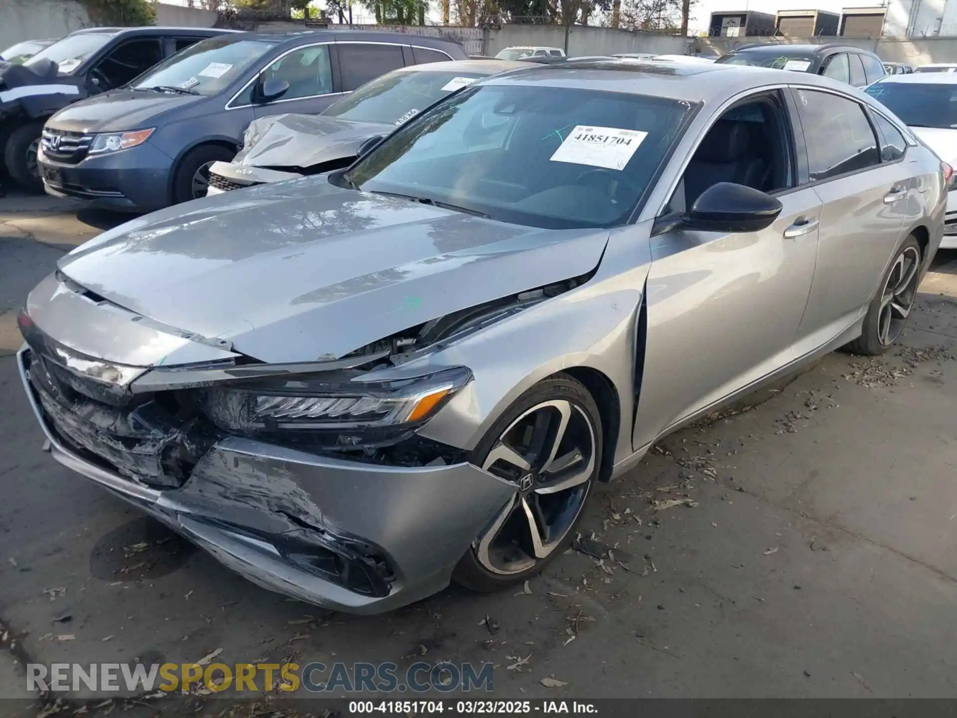 2 Photograph of a damaged car 1HGCV2F39MA006909 HONDA ACCORD 2021