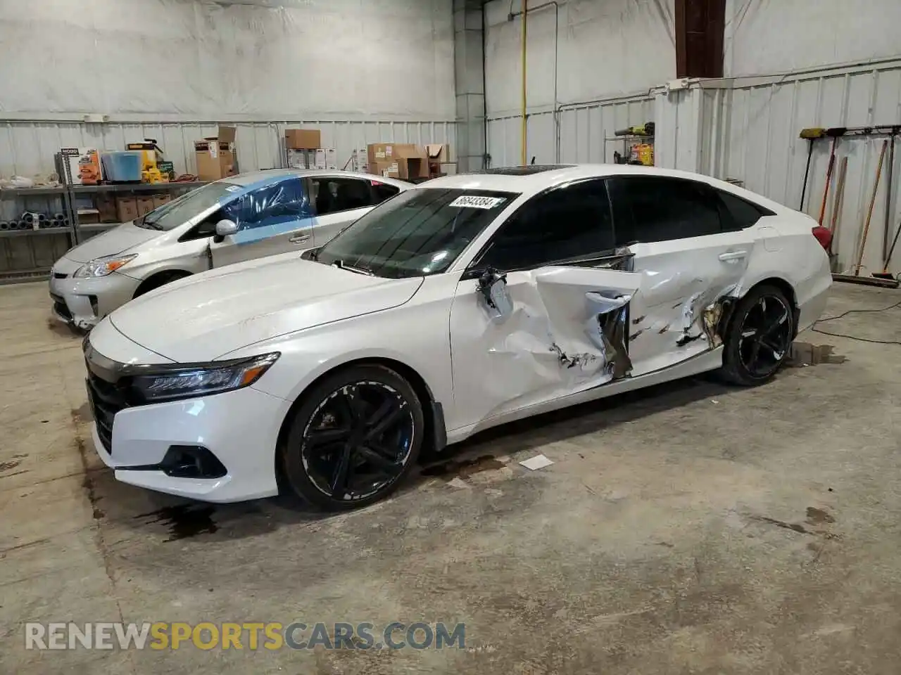 1 Photograph of a damaged car 1HGCV2F39MA007655 HONDA ACCORD 2021