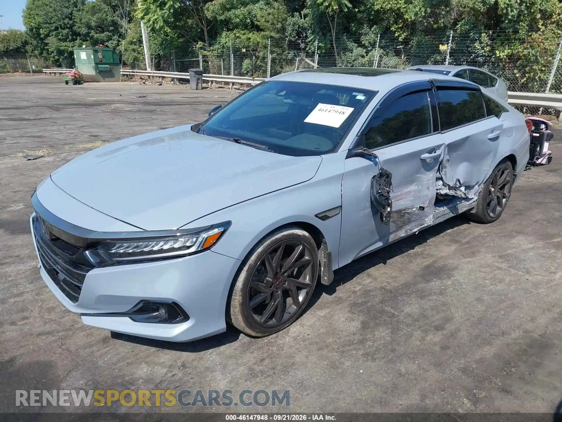 2 Photograph of a damaged car 1HGCV2F39MA017070 HONDA ACCORD 2021