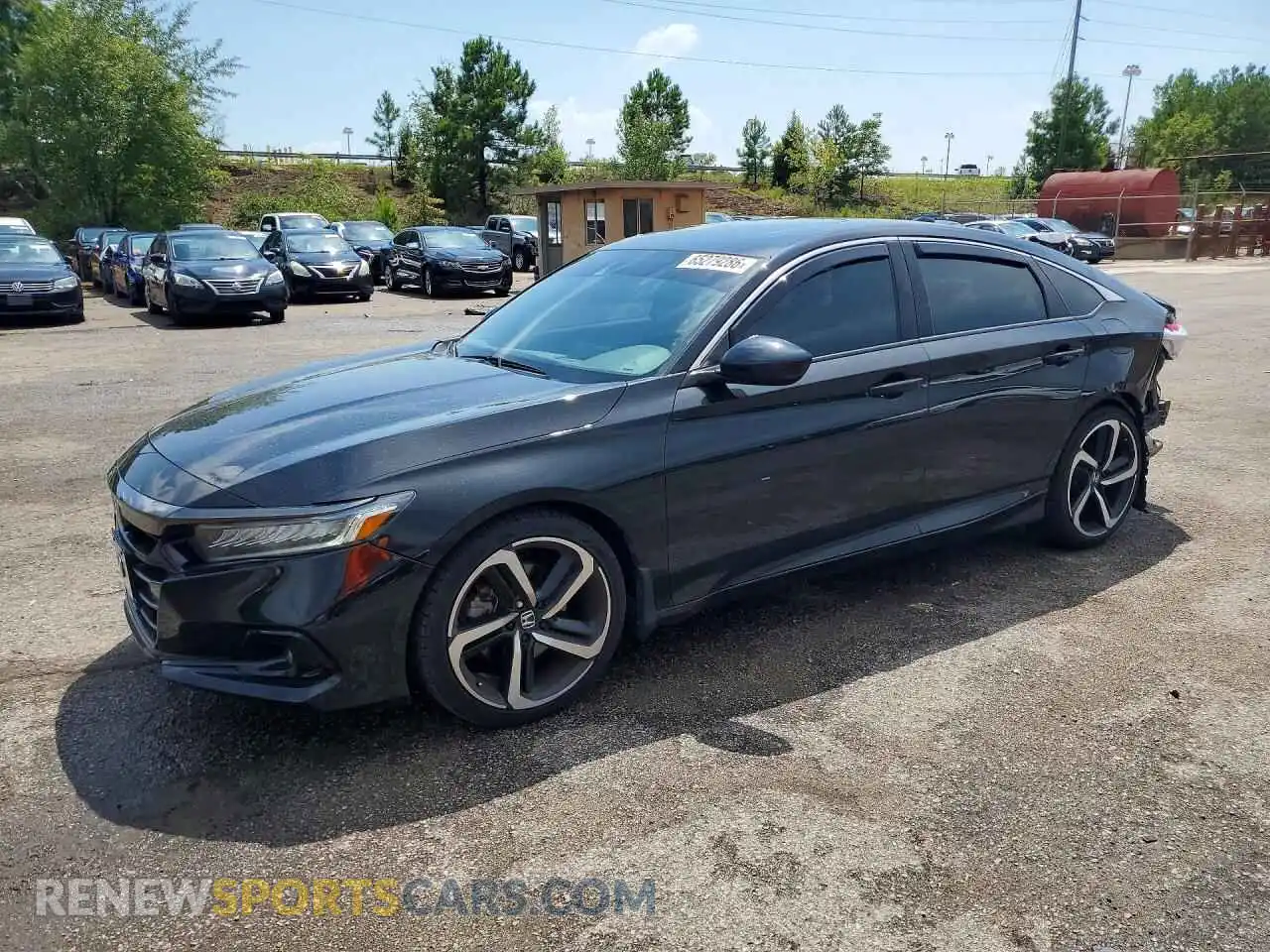 1 Photograph of a damaged car 1HGCV2F39MA028540 HONDA ACCORD 2021
