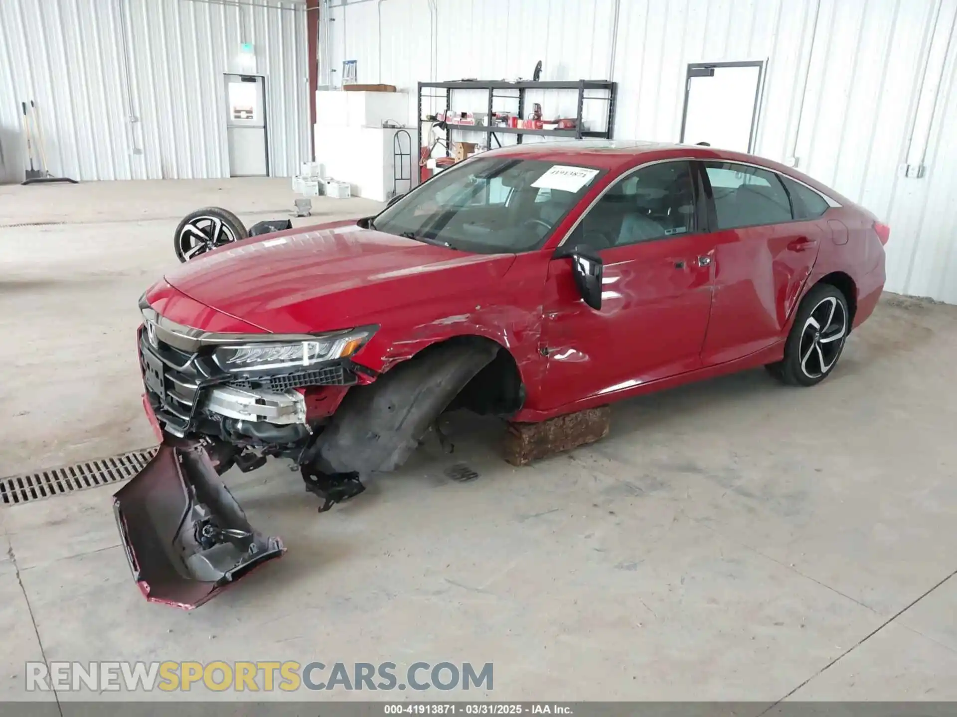 2 Photograph of a damaged car 1HGCV2F39MA033172 HONDA ACCORD 2021