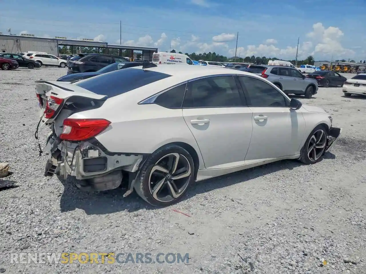 3 Photograph of a damaged car 1HGCV2F3XMA003954 HONDA ACCORD 2021
