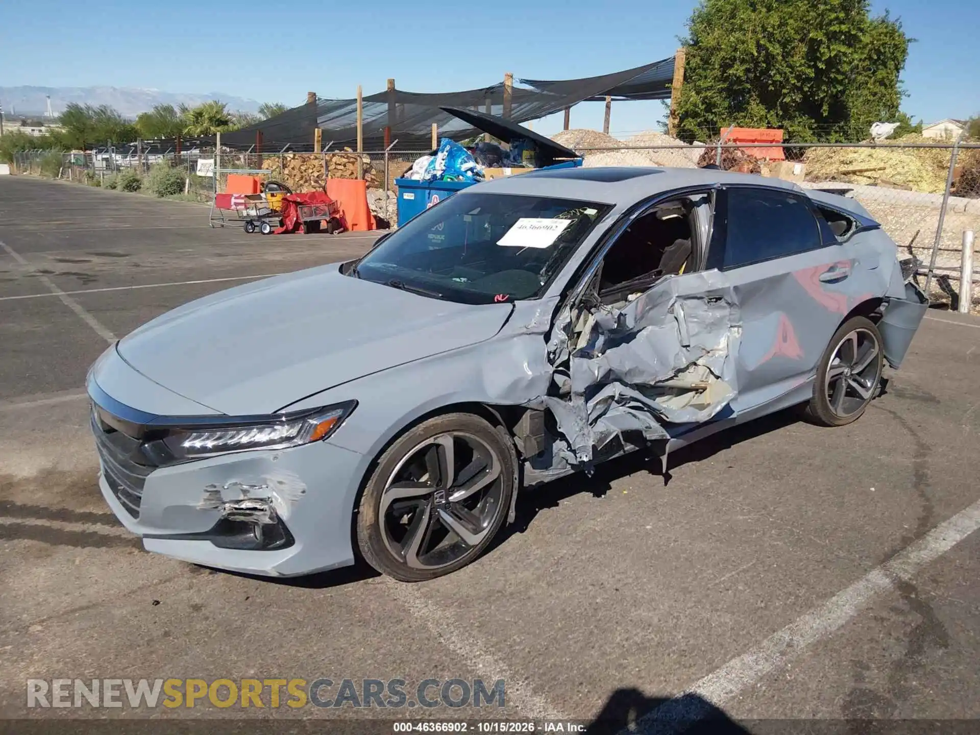 2 fotografías del automóvil dañado 1HGCV2F3XMA006420 HONDA ACCORD 2021