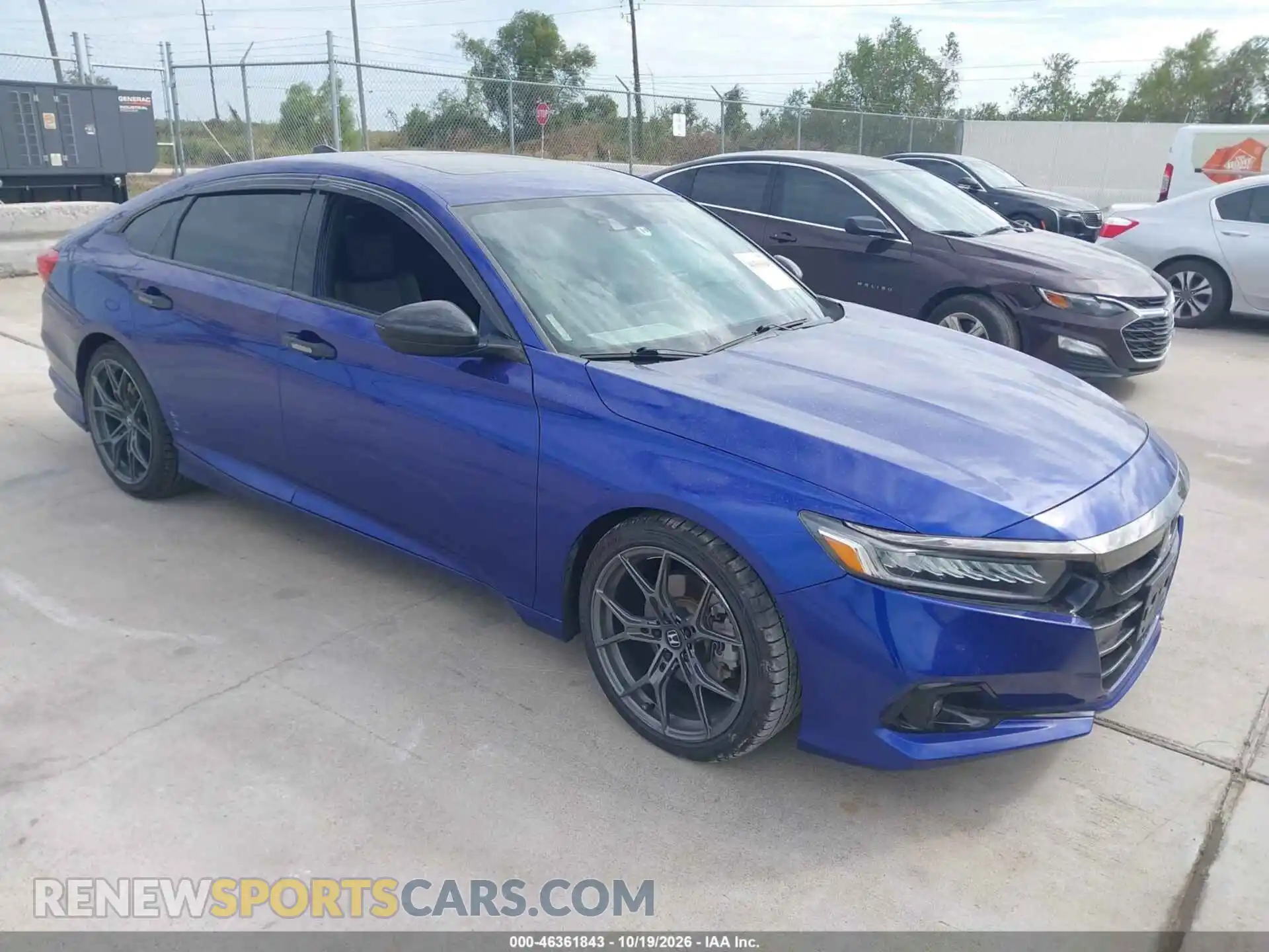1 Photograph of a damaged car 1HGCV2F3XMA008104 HONDA ACCORD 2021