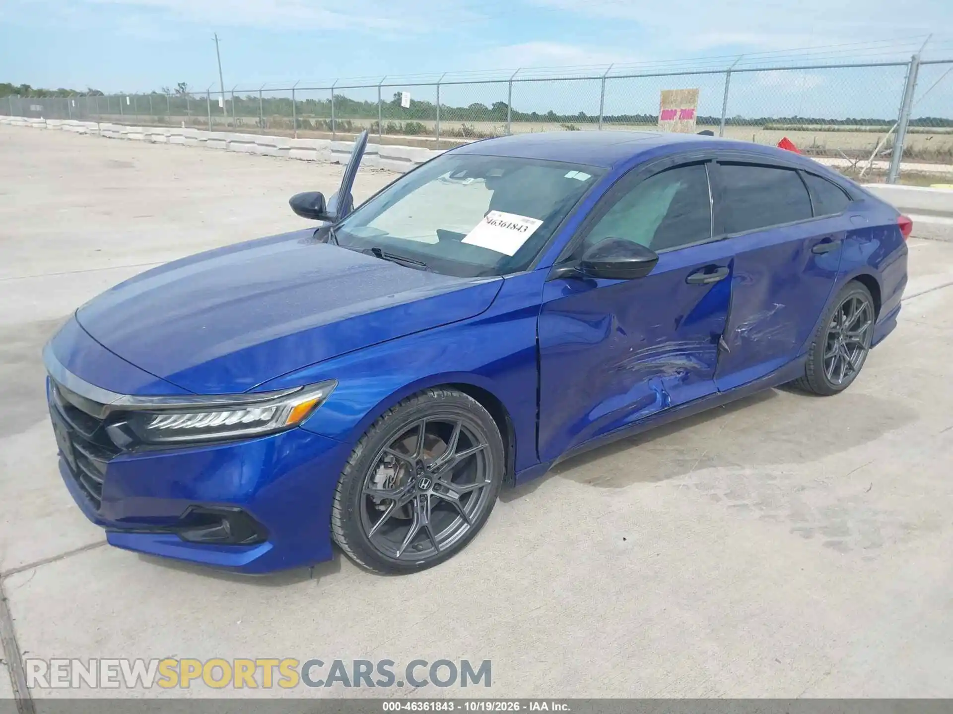 2 Photograph of a damaged car 1HGCV2F3XMA008104 HONDA ACCORD 2021