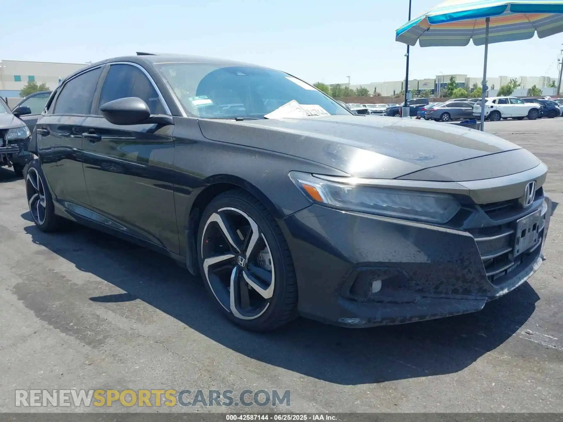1 Photograph of a damaged car 1HGCV2F3XMA010807 HONDA ACCORD 2021