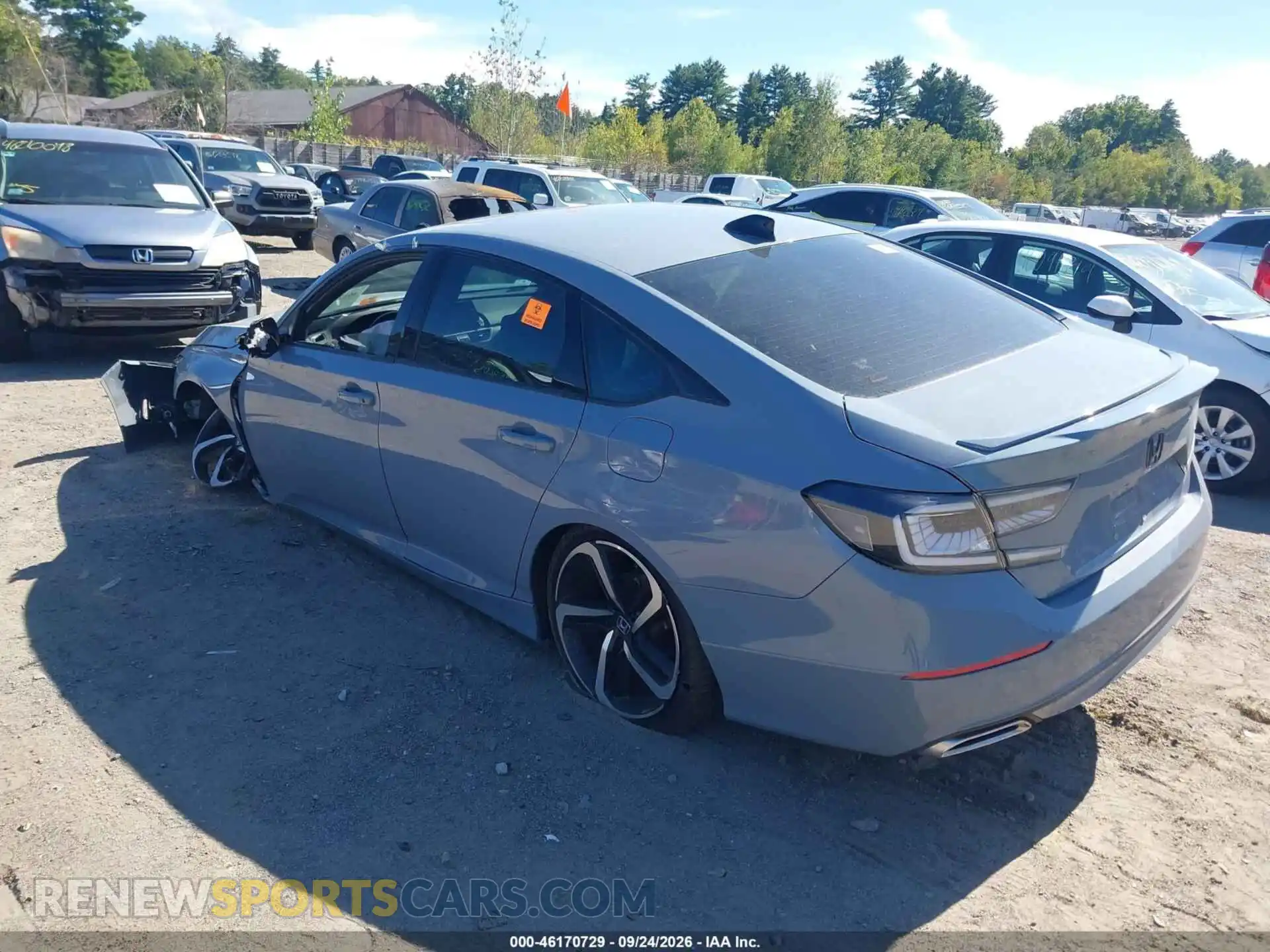 3 Photograph of a damaged car 1HGCV2F3XMA014453 HONDA ACCORD 2021