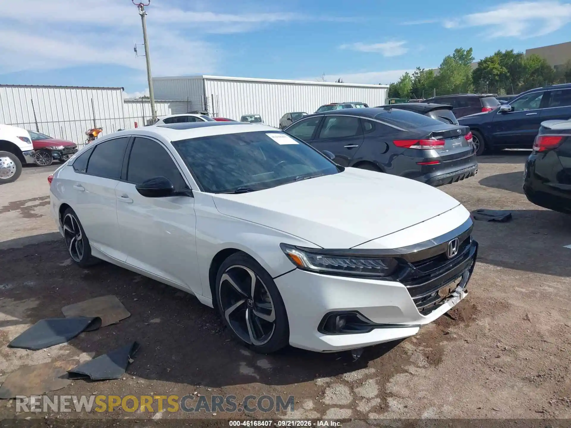 1 Photograph of a damaged car 1HGCV2F3XMA016798 HONDA ACCORD 2021