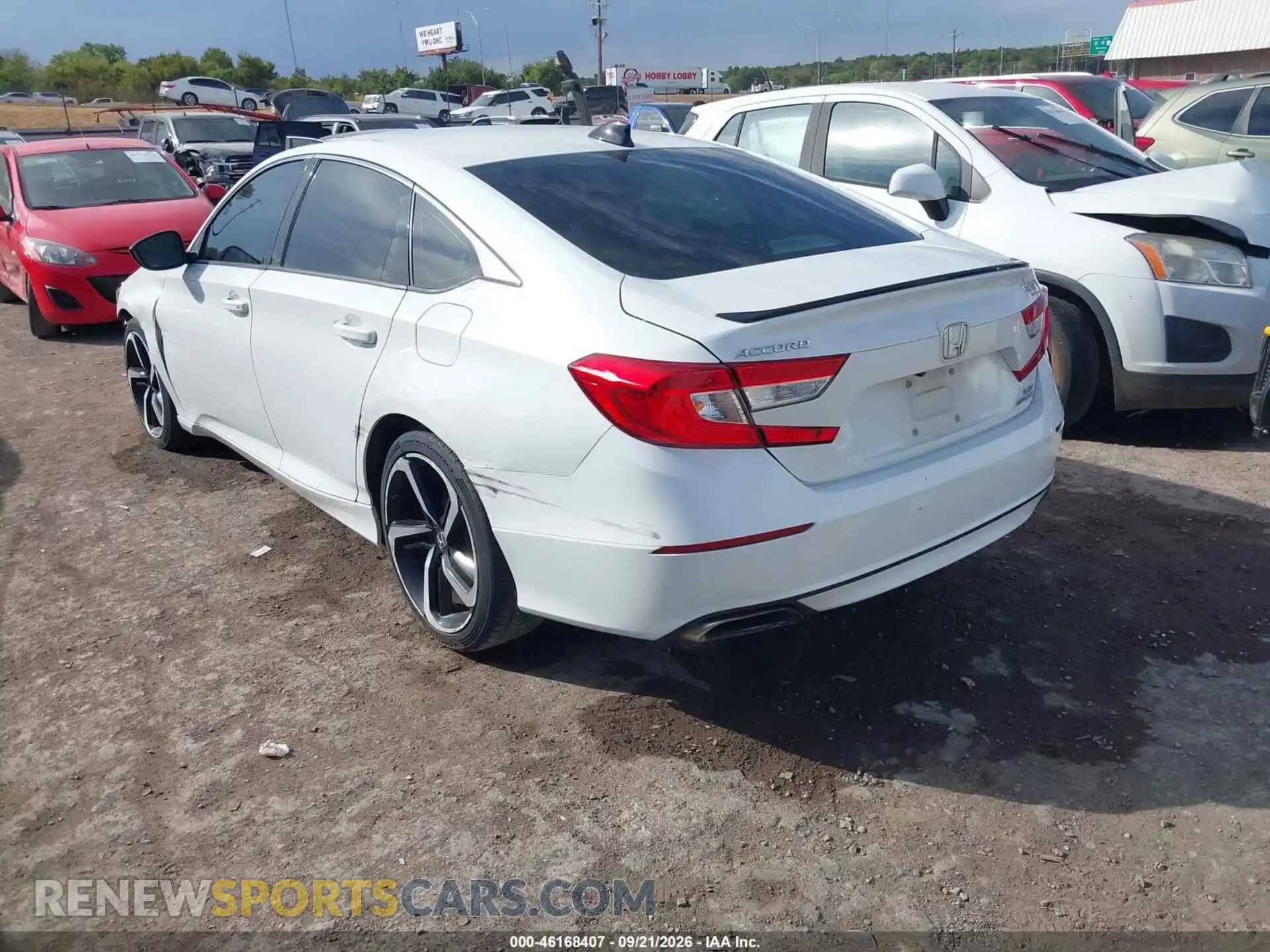 3 Photograph of a damaged car 1HGCV2F3XMA016798 HONDA ACCORD 2021