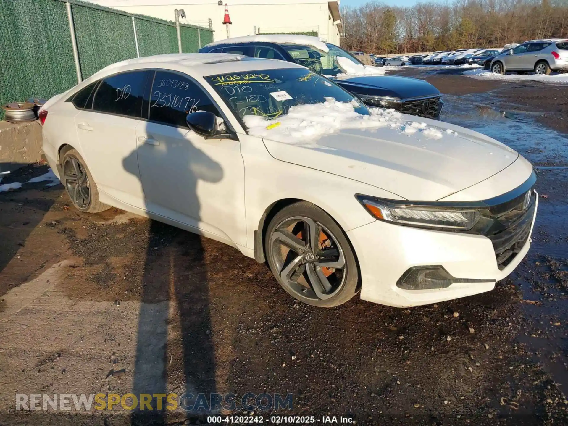 1 Photograph of a damaged car 1HGCV2F3XMA016980 HONDA ACCORD 2021