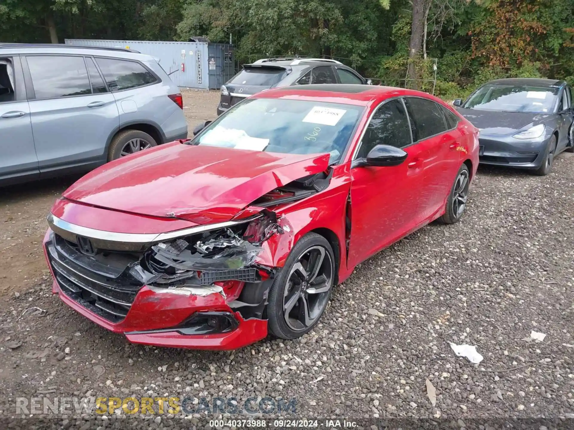 2 fotografías del automóvil dañado 1HGCV2F3XMA017580 HONDA ACCORD 2021