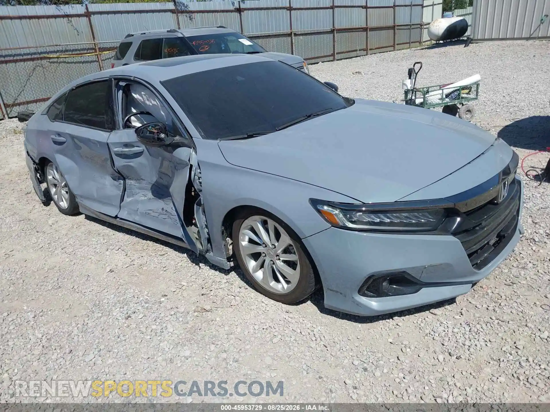 1 Photograph of a damaged car 1HGCV2F3XMA017997 HONDA ACCORD 2021