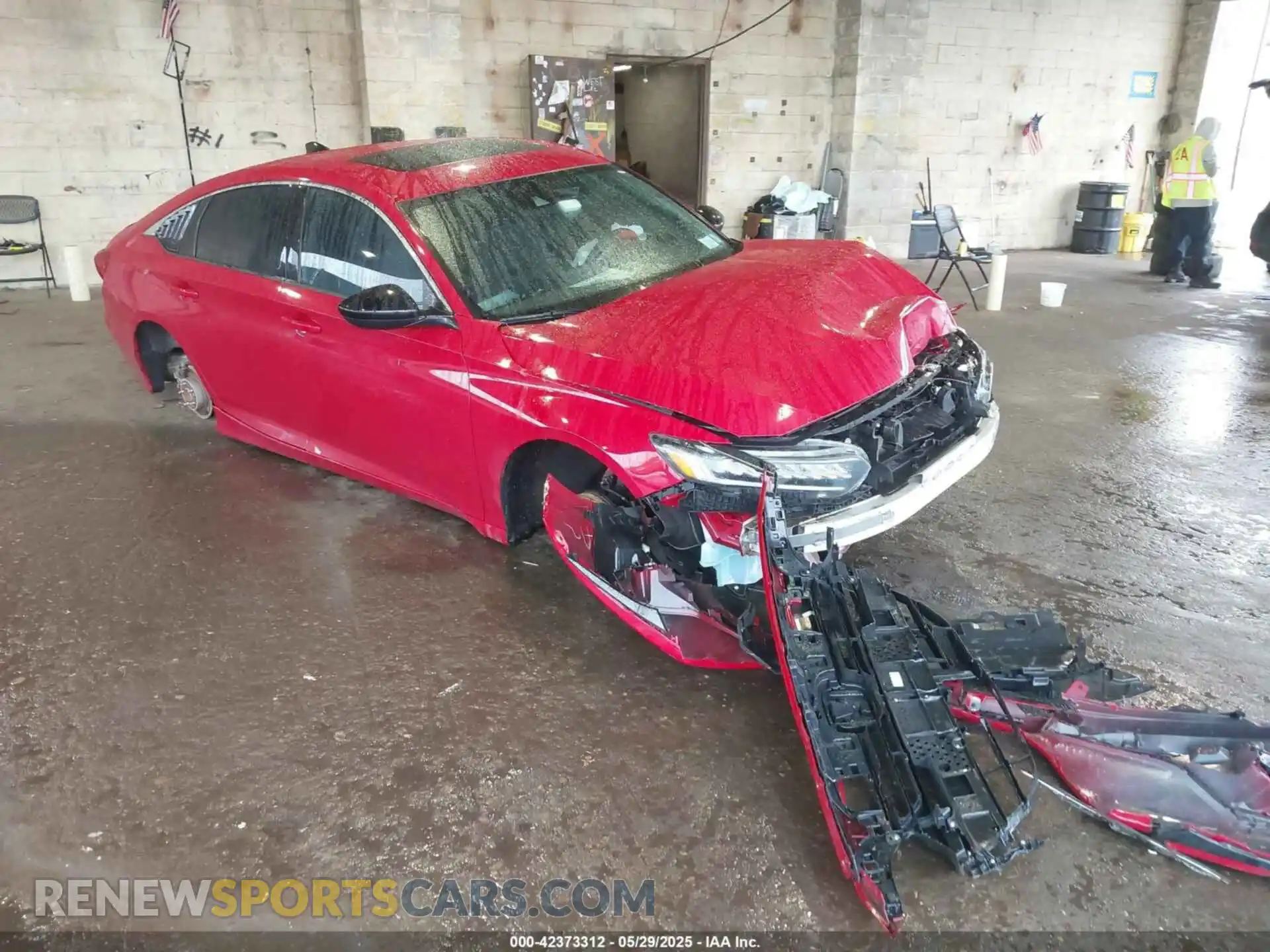 1 Photograph of a damaged car 1HGCV2F3XMA028854 HONDA ACCORD 2021