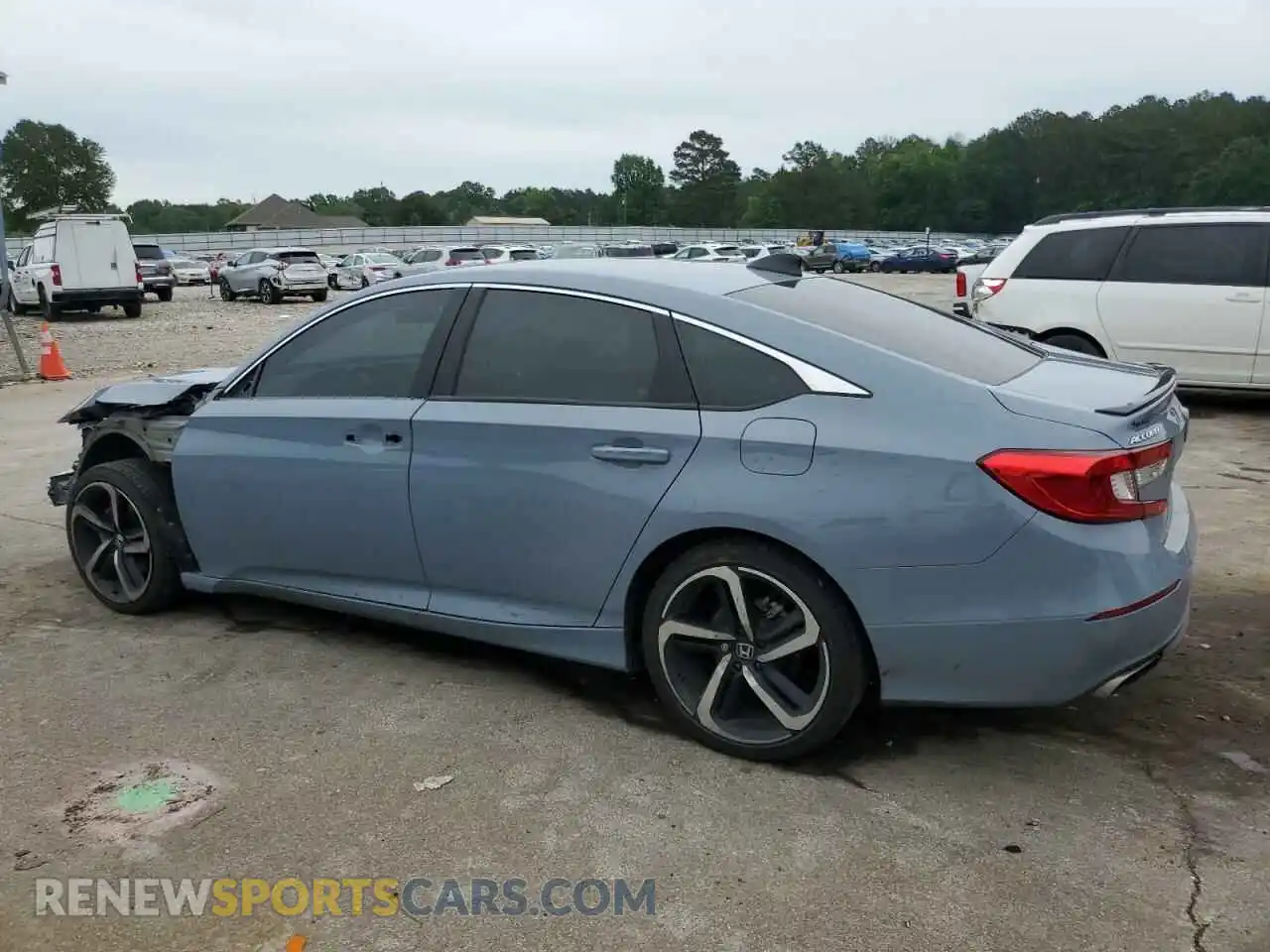 2 fotografías del automóvil dañado 1HGCV2F3XMA031740 HONDA ACCORD 2021