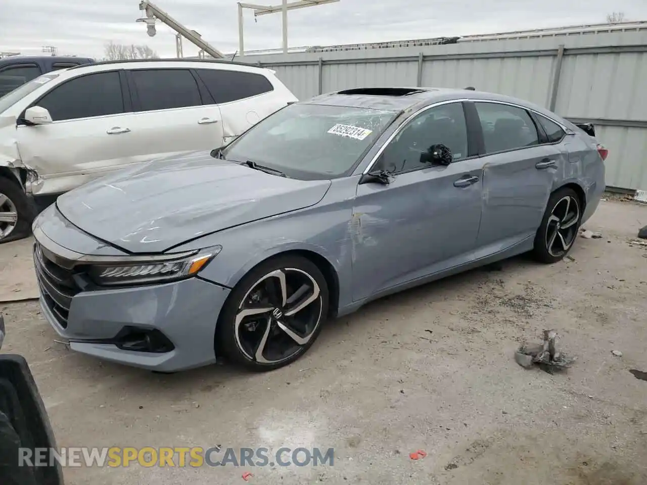 1 Photograph of a damaged car 1HGCV2F3XMA033987 HONDA ACCORD 2021