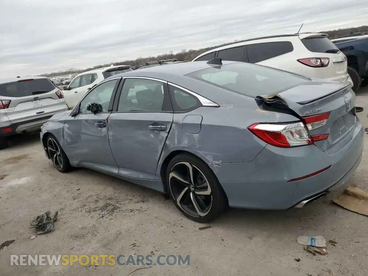2 Photograph of a damaged car 1HGCV2F3XMA033987 HONDA ACCORD 2021