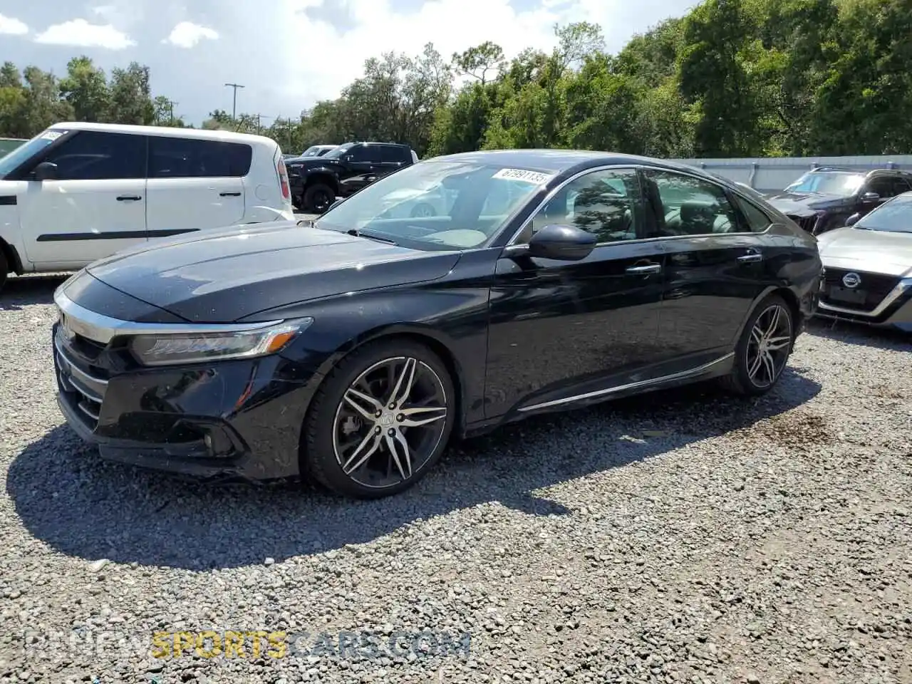 1 Photograph of a damaged car 1HGCV2F90MA030133 HONDA ACCORD 2021