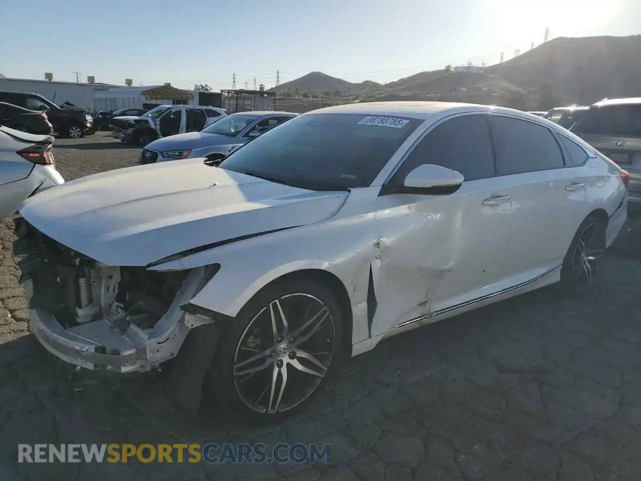 1 Photograph of a damaged car 1HGCV2F91MA016418 HONDA ACCORD 2021