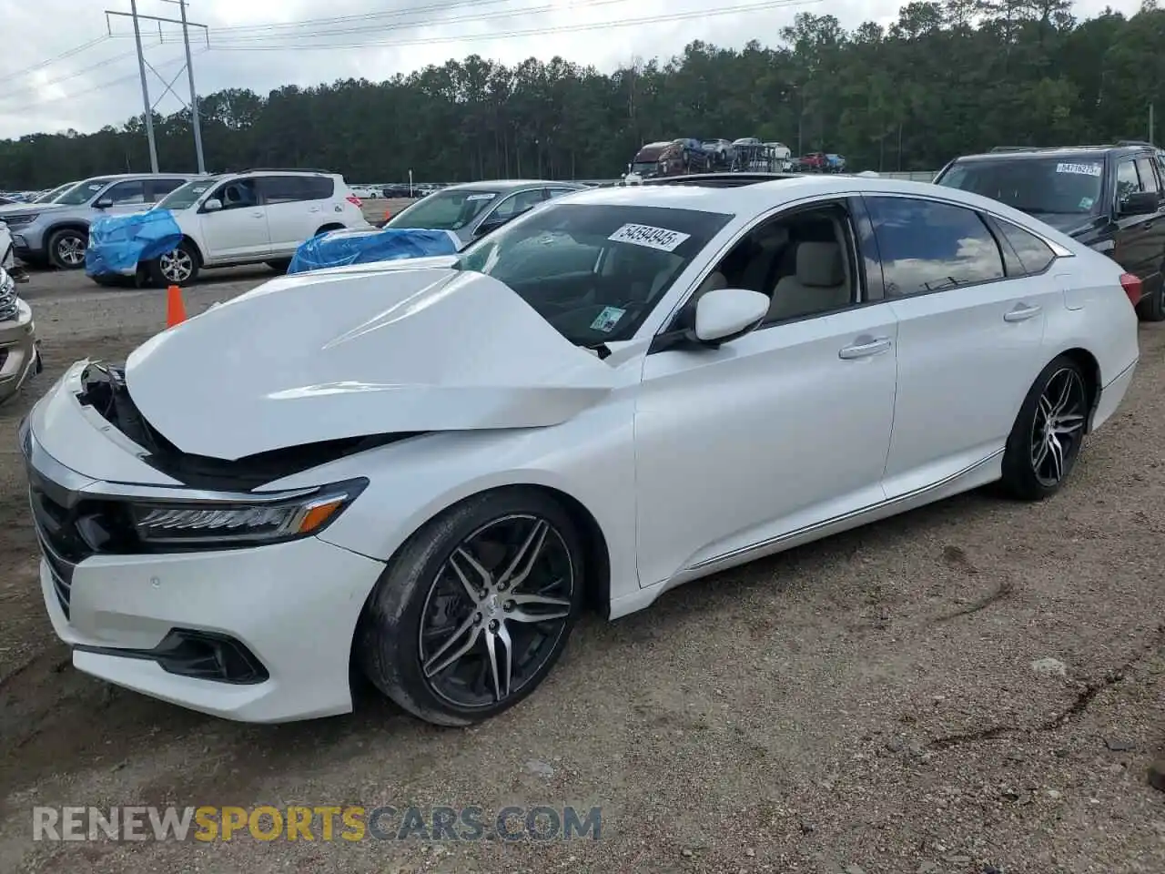 1 Photograph of a damaged car 1HGCV2F92MA020221 HONDA ACCORD 2021