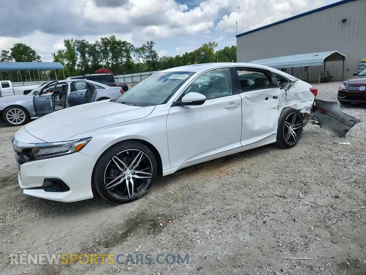 1 Photograph of a damaged car 1HGCV2F93MA009938 HONDA ACCORD 2021