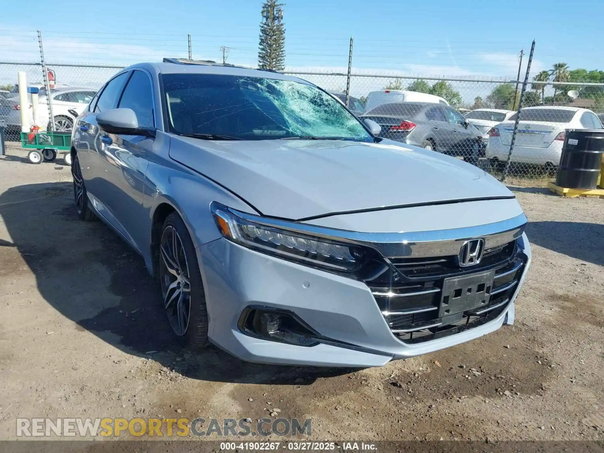 1 Photograph of a damaged car 1HGCV2F95MA005647 HONDA ACCORD 2021