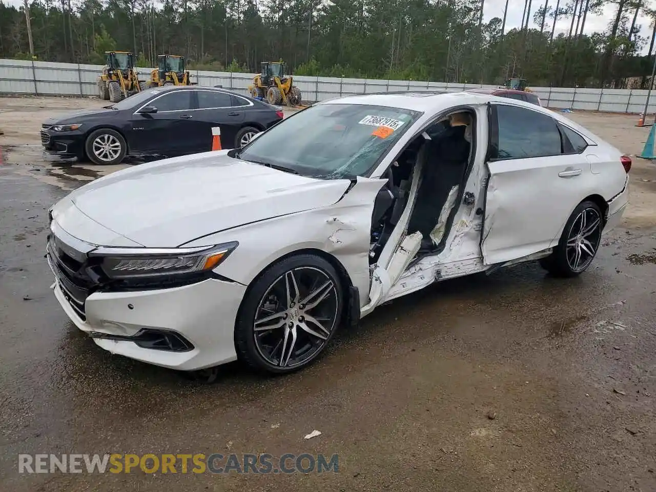 1 Photograph of a damaged car 1HGCV2F96MA003180 HONDA ACCORD 2021