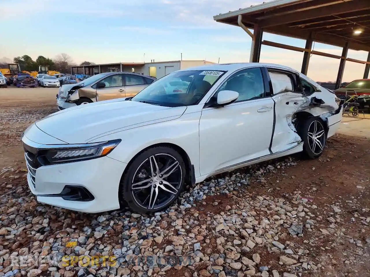 1 Photograph of a damaged car 1HGCV2F96MA003762 HONDA ACCORD 2021