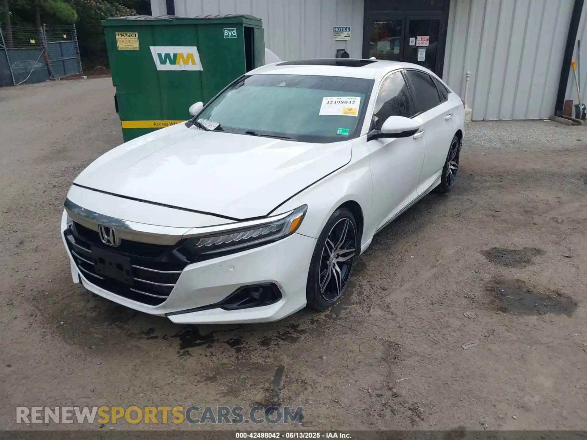 2 Photograph of a damaged car 1HGCV2F96MA018262 HONDA ACCORD 2021