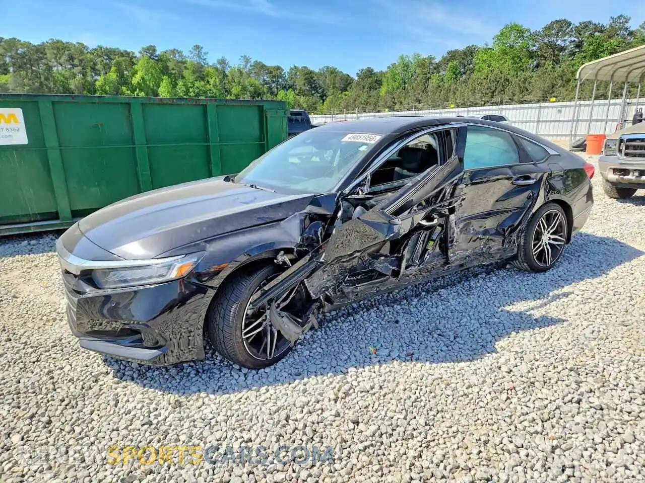 1 Photograph of a damaged car 1HGCV2F97MA000790 HONDA ACCORD 2021