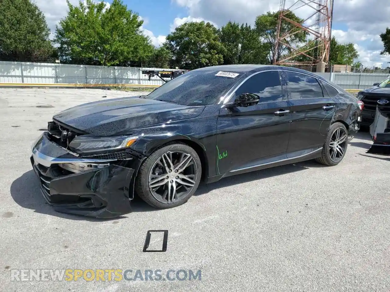 1 Photograph of a damaged car 1HGCV2F97MA008792 HONDA ACCORD 2021