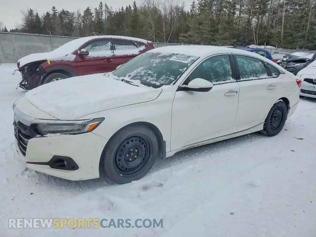 1 Photograph of a damaged car 1HGCV2F9XMA801018 HONDA ACCORD 2021