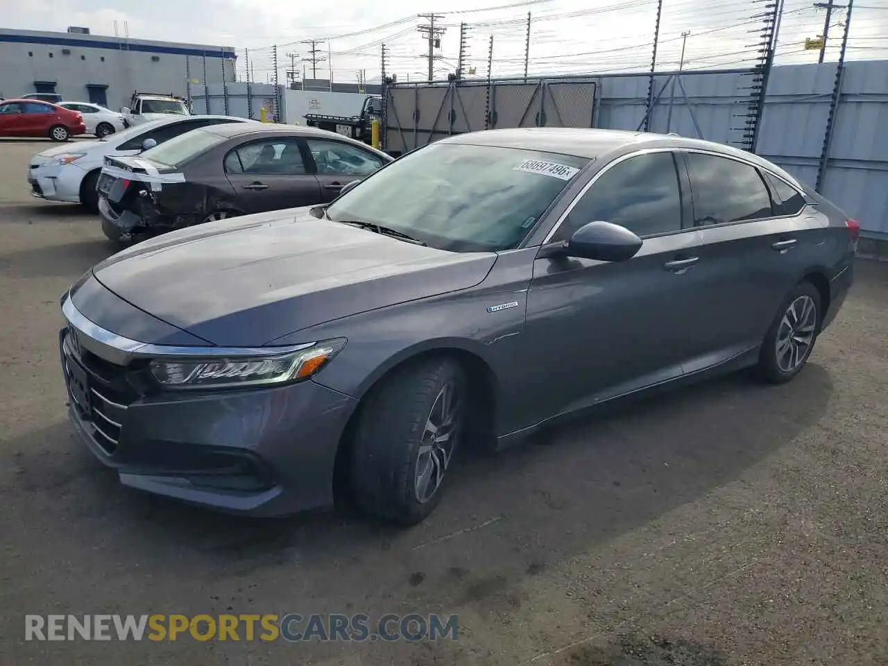 1 Photograph of a damaged car 1HGCV3F14MA018020 HONDA ACCORD 2021