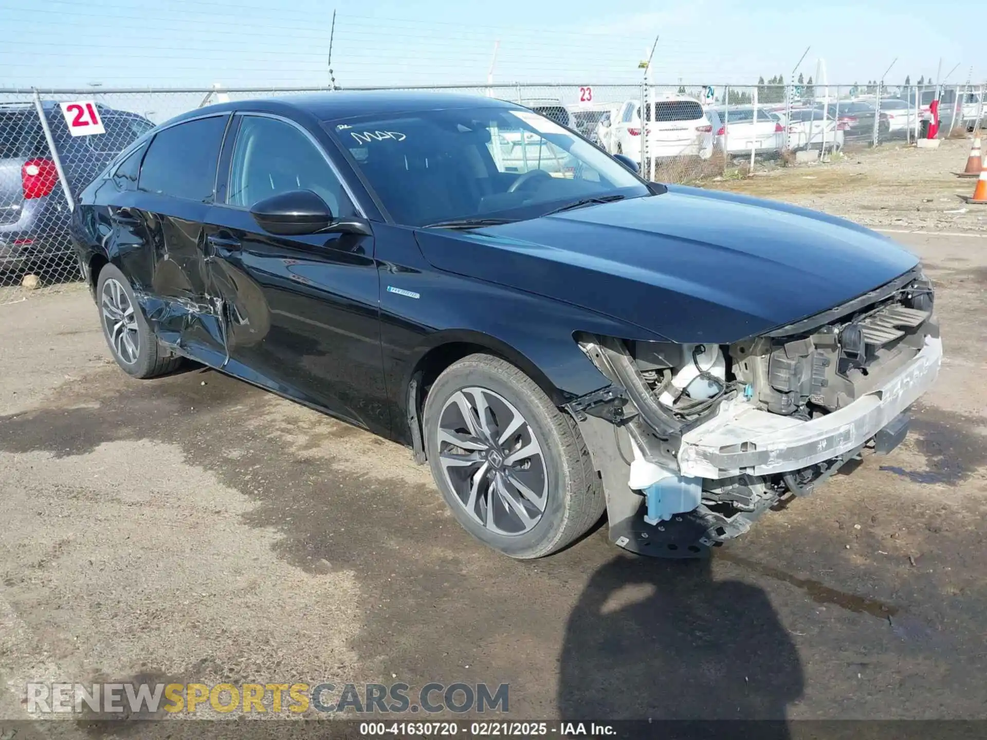 1 Photograph of a damaged car 1HGCV3F16MA002126 HONDA ACCORD 2021