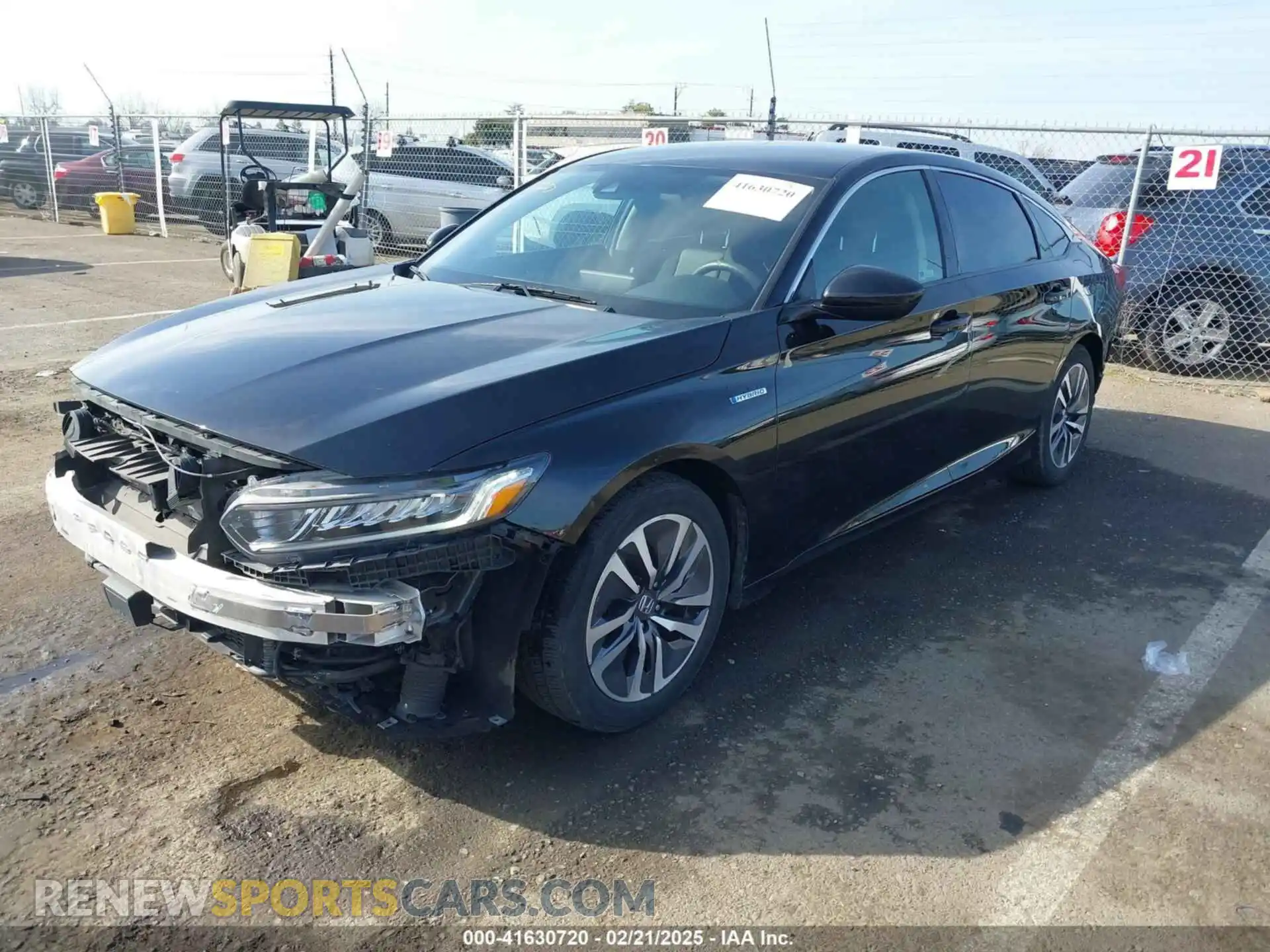 2 Photograph of a damaged car 1HGCV3F16MA002126 HONDA ACCORD 2021