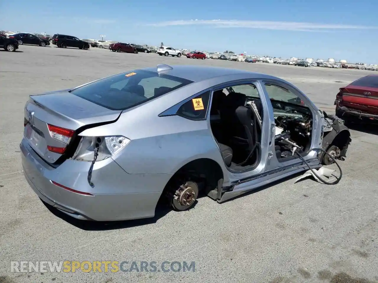 3 Photograph of a damaged car 1HGCV3F17MA018402 HONDA ACCORD 2021