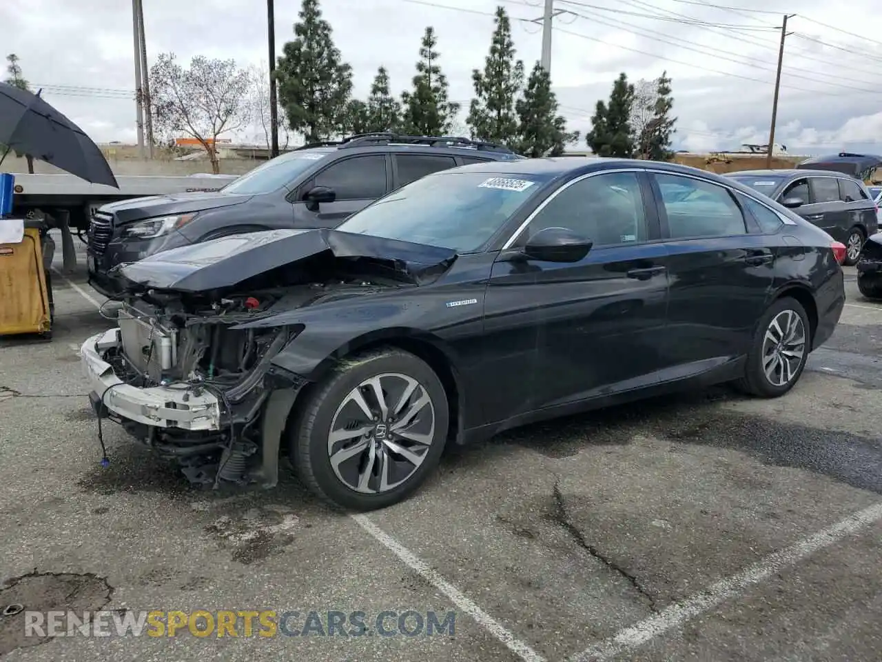 1 Photograph of a damaged car 1HGCV3F18MA018750 HONDA ACCORD 2021