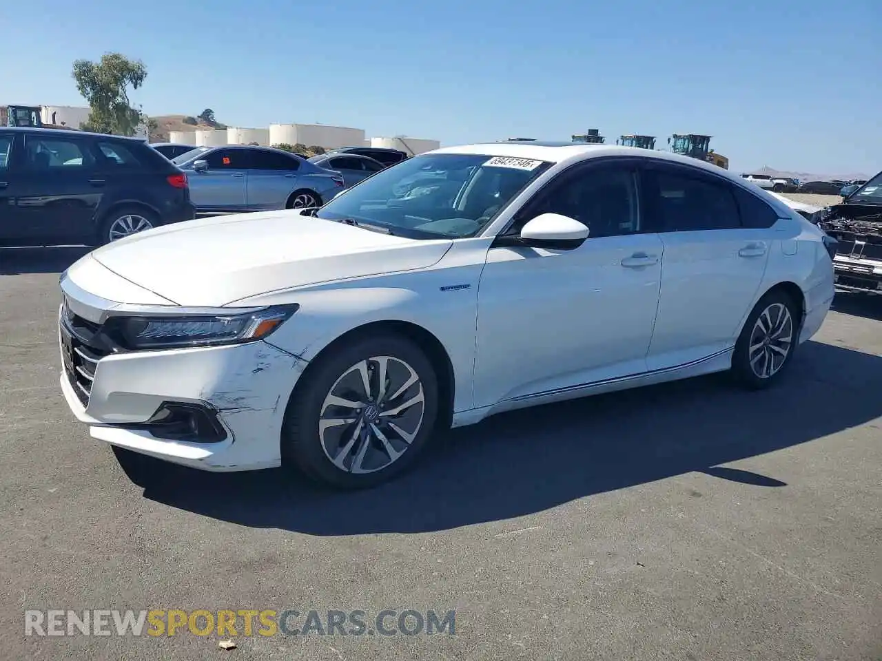 1 Photograph of a damaged car 1HGCV3F42MA003123 HONDA ACCORD 2021