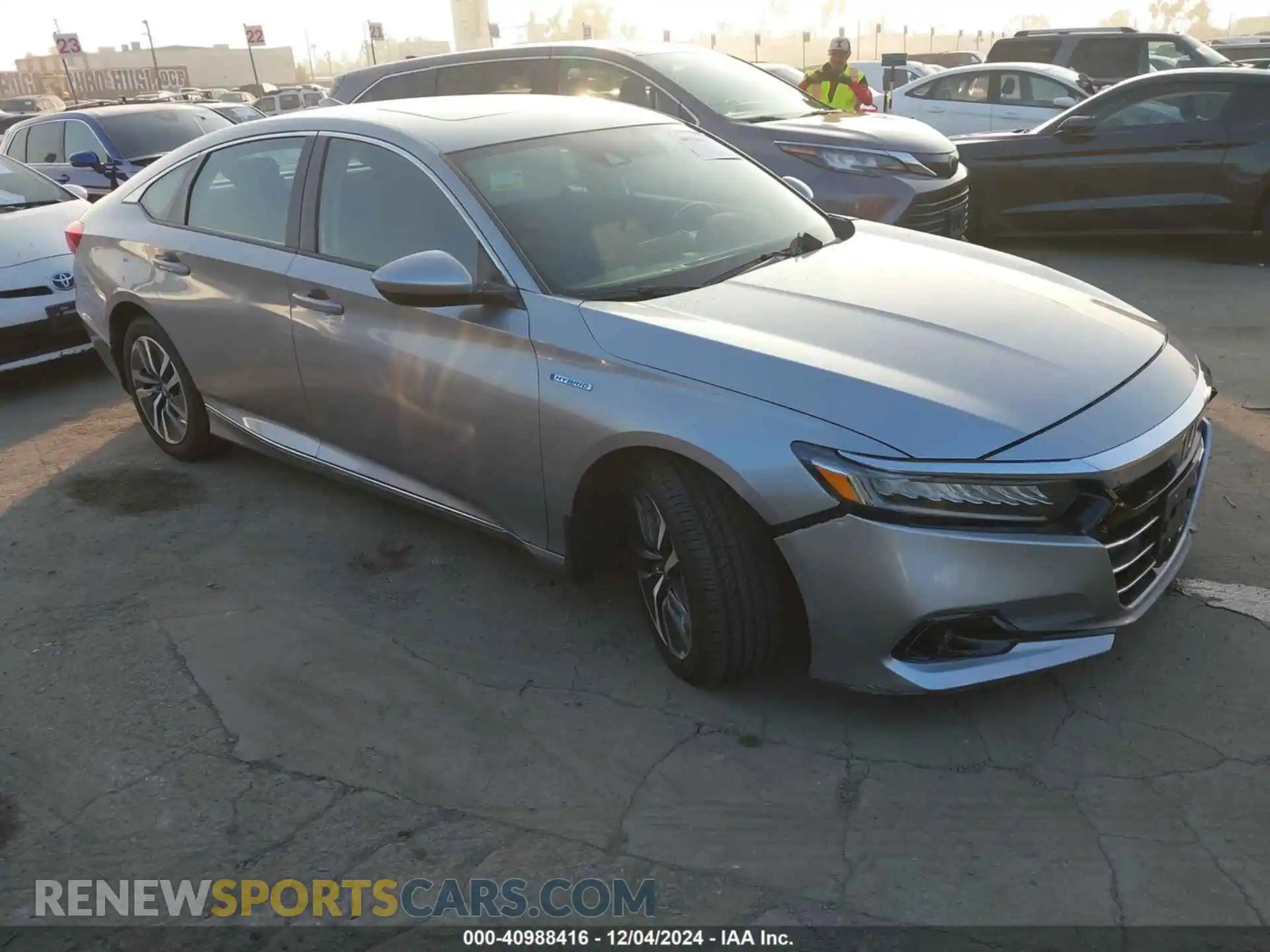 1 Photograph of a damaged car 1HGCV3F43MA012283 HONDA ACCORD 2021