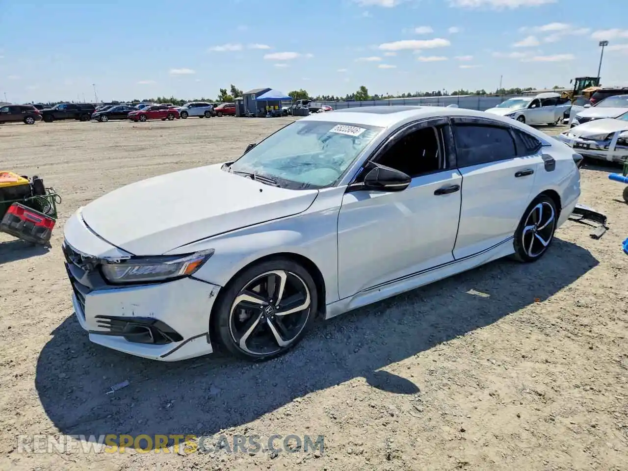 1 fotografías del automóvil dañado 1HGCV3F49MA021392 HONDA ACCORD 2021