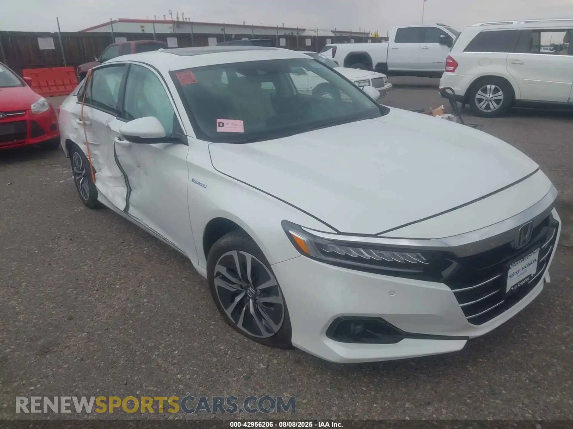 1 Photograph of a damaged car 1HGCV3F53MA011255 HONDA ACCORD 2021