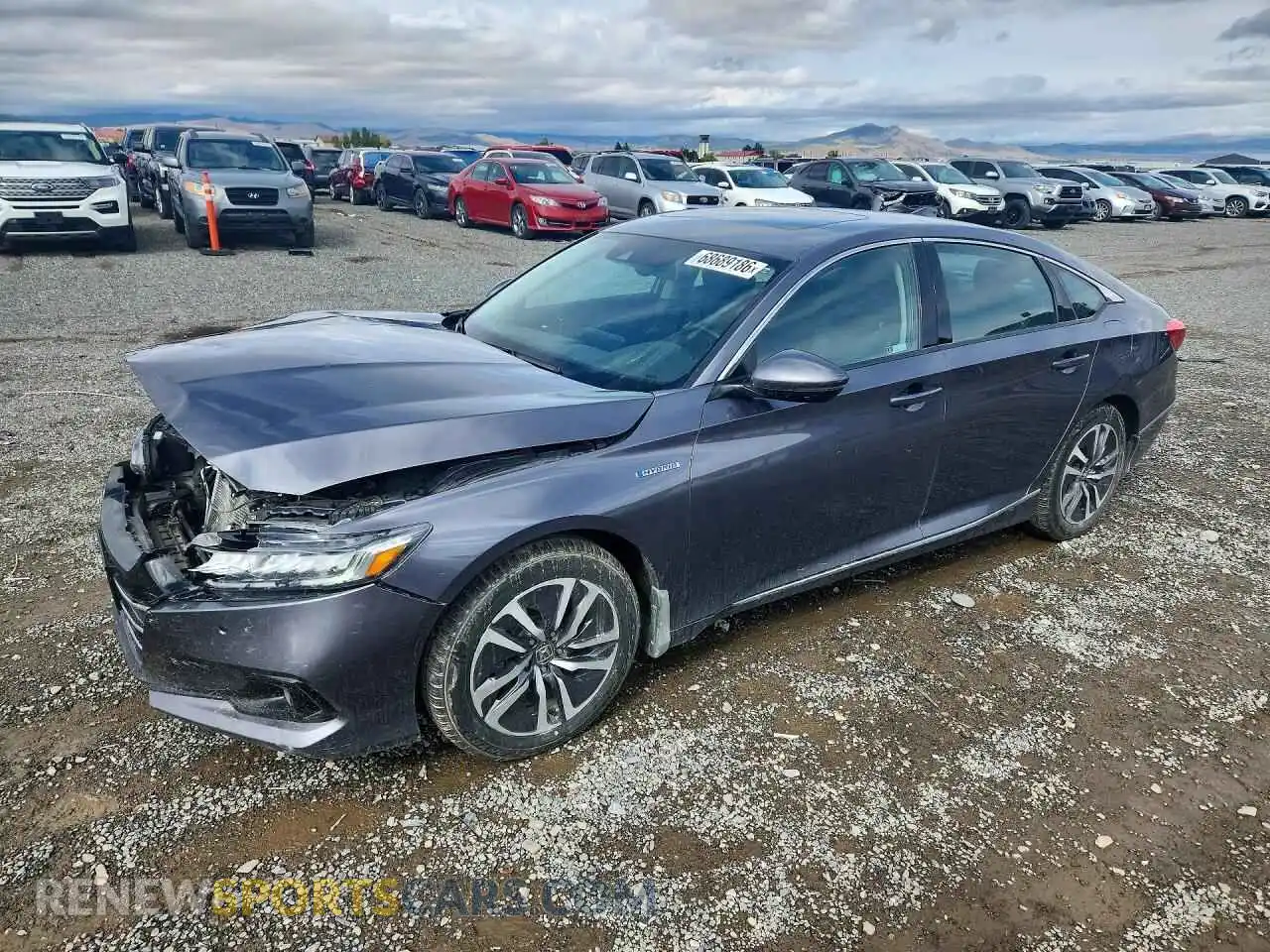 1 Photograph of a damaged car 1HGCV3F56MA013873 HONDA ACCORD 2021