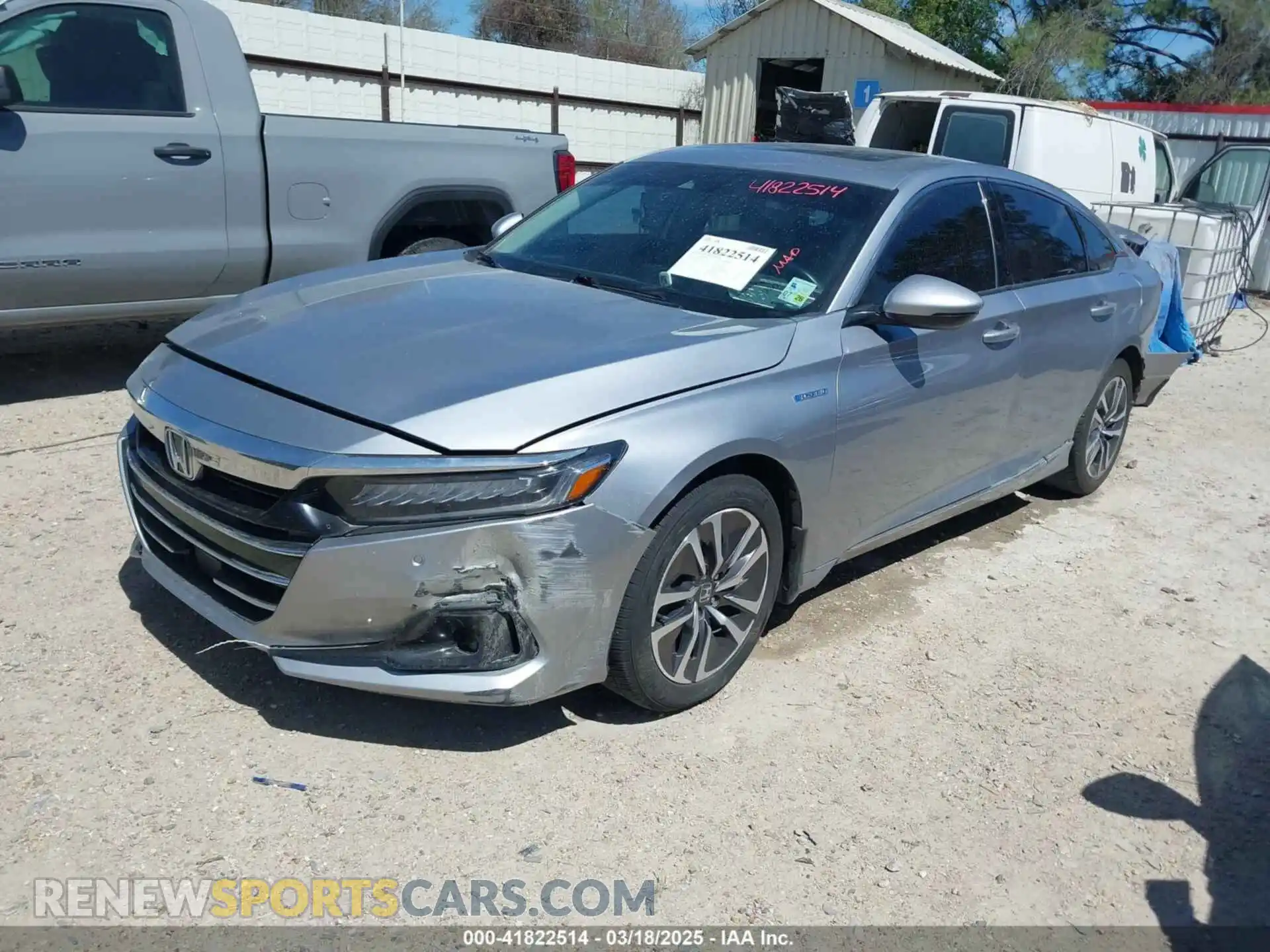 2 Фотография поврежденного автомобиля 1HGCV3F58MA013227 HONDA ACCORD 2021