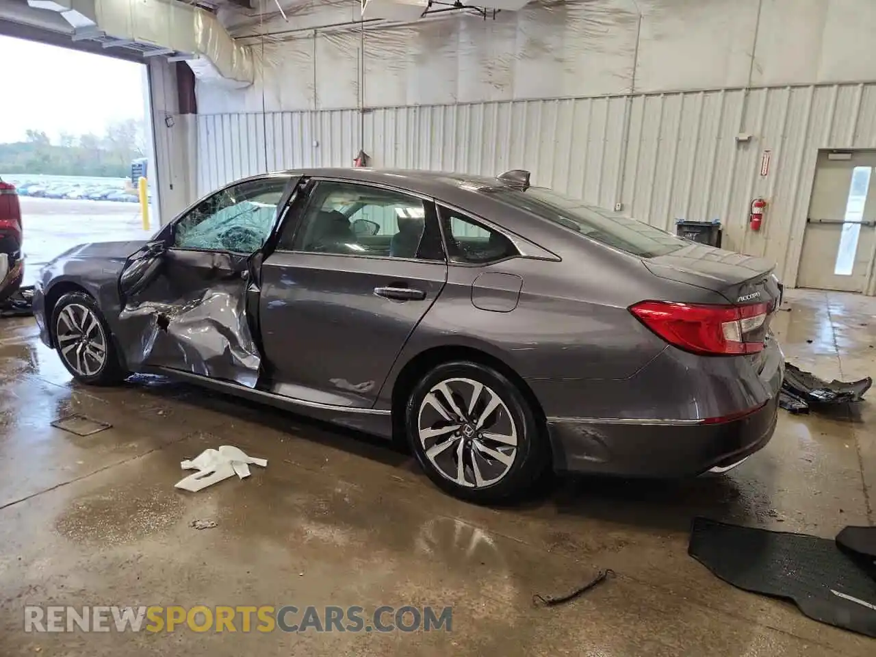 2 fotografías del automóvil dañado 1HGCV3F59MA001524 HONDA ACCORD 2021
